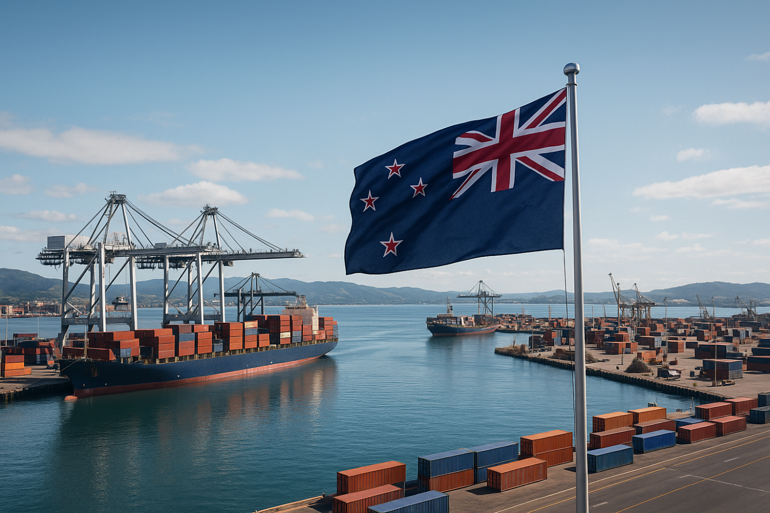 New Zealand sea port