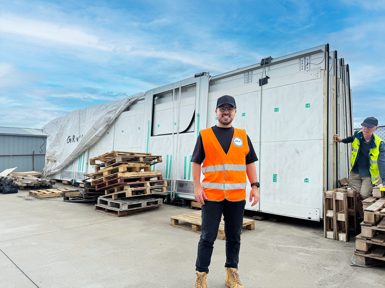 Marcus Mangiafico Project Cargo Manager on site